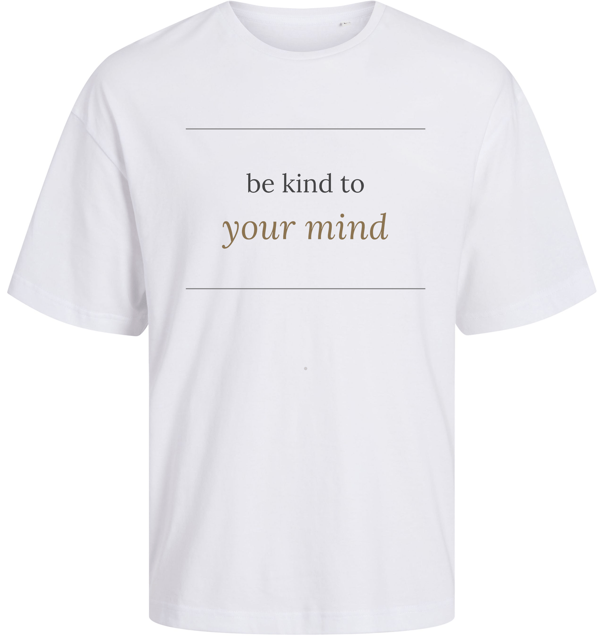 White Printed T-shirt Front